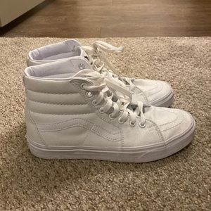 White High Top Vans
